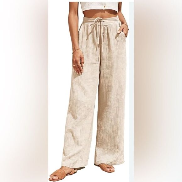 Xirena Dylan Cotton Gauze Wide Leg Pants size XS - Picture 1 of 7